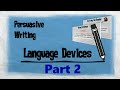 Persuasive Writing Techniques and Concepts