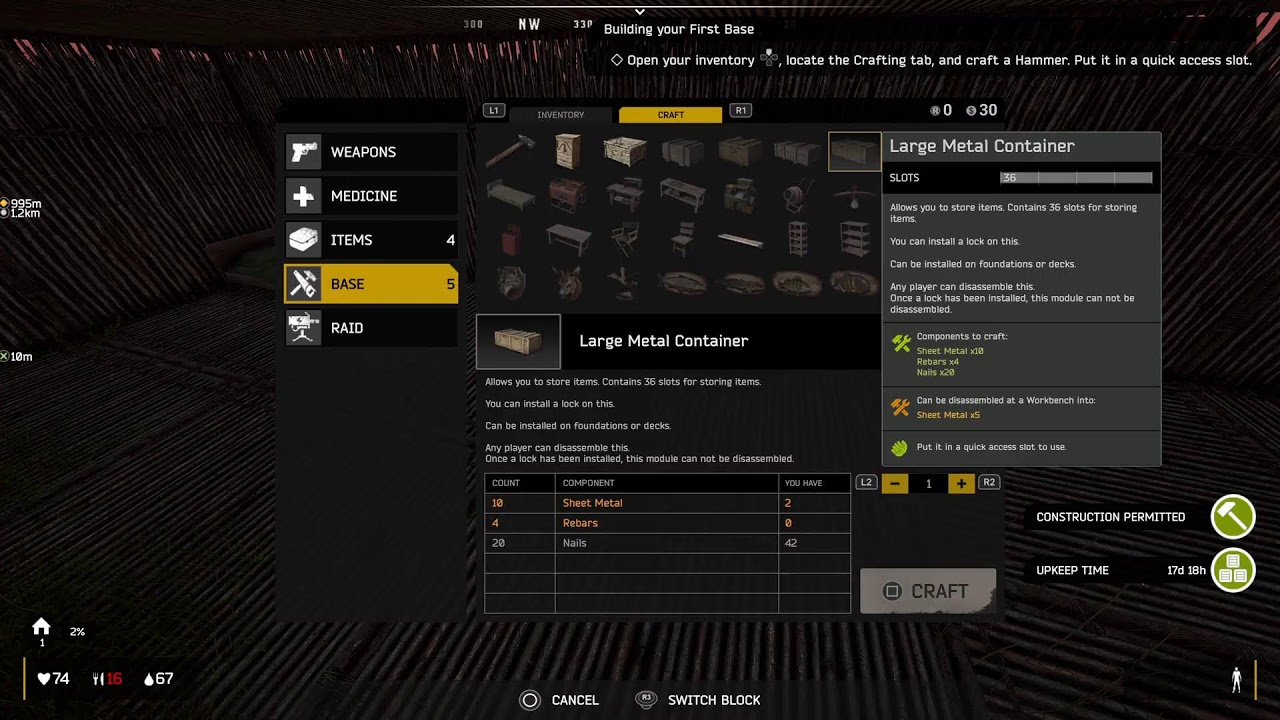 Deadside base building