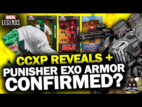 PUNISHER EXO ARMOR CONFIRMED? + MARVEL LEGENDS REVEALED AT CCXP