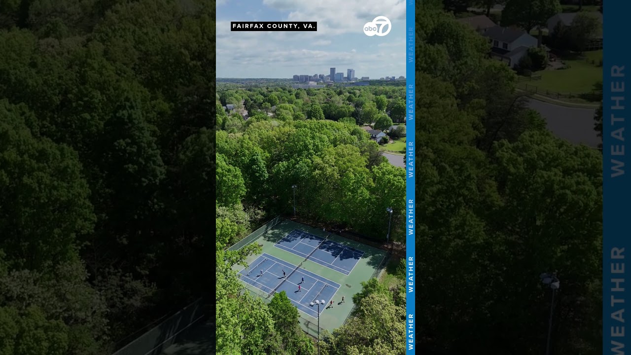 7News Drone over Stratton Woods Park in Fairfax County, Virginia