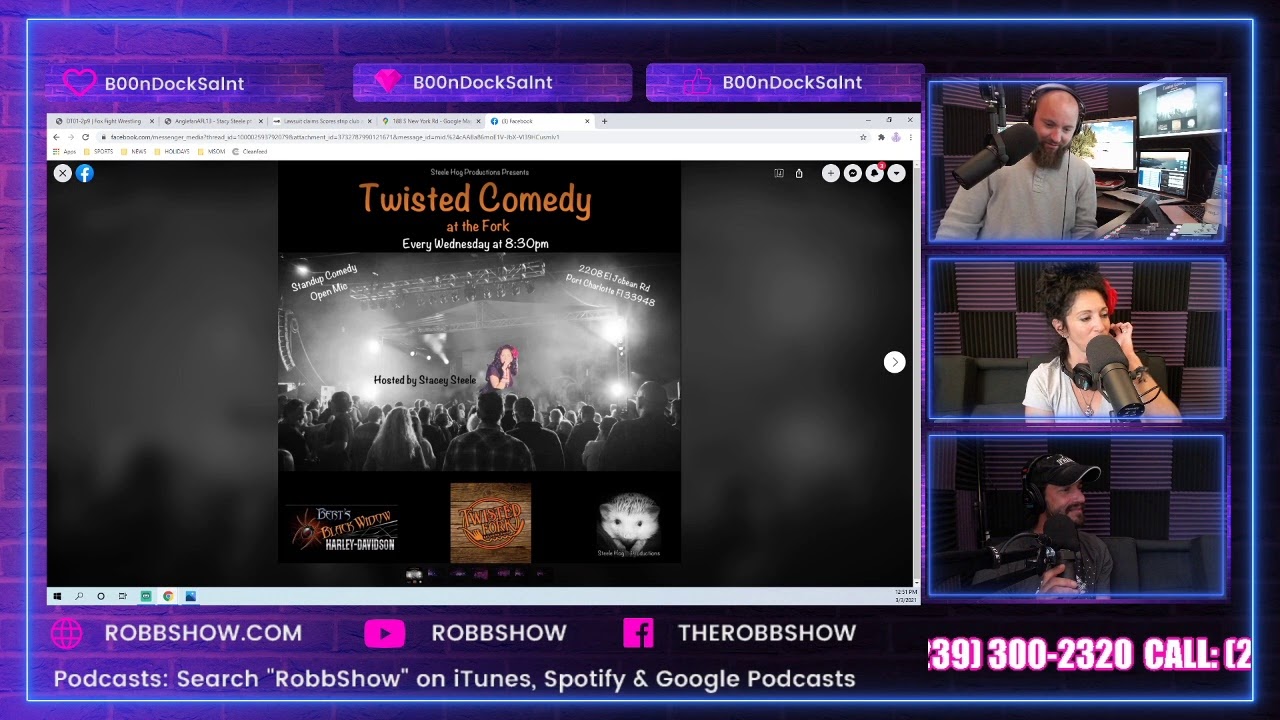 RobbShowTV EP 33:  LIVE with Stacie Steele and TJ Noonan!