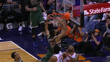 Giannis and Jabari Above the Rim!