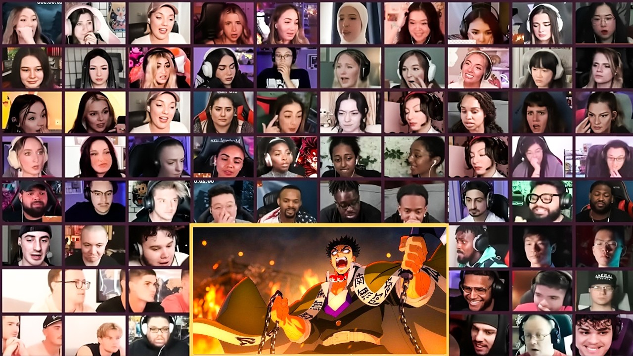🔥68 People React 🔥 | Muzan vs The Hashira 💥 | Demon Slayer S4 Ep8 Reaction Mashup – Fans Went WILD!