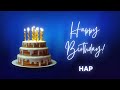 HAP Happy birthday song | Happy Birthday HAP | HAP Happy birthday to You