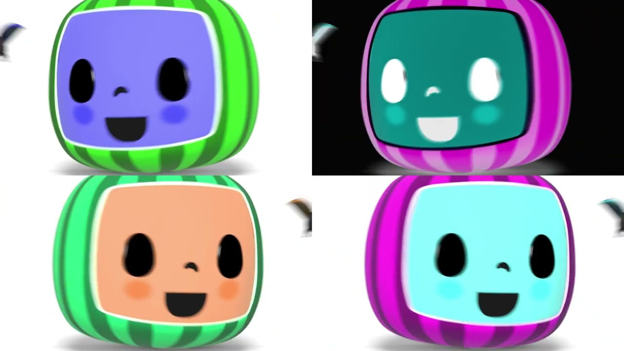 Combined Nina Family Cocomelon Under Water Intro Logo Sponsored By Klasky Csupo 2001 Effects