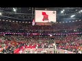 Olympiacos fans cheering before the Euroleague Final