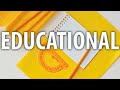 Background music for educational presentation