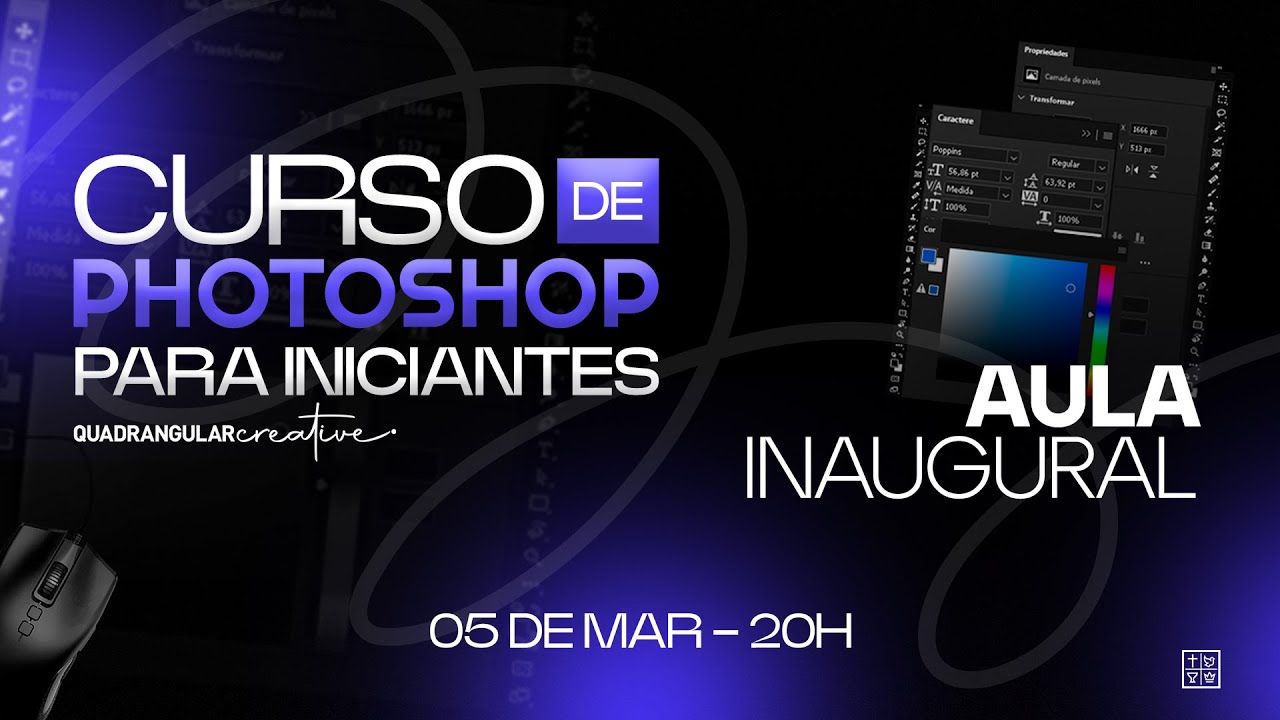 CURSO PHOTOSHOP PARA INICIANTES - AULA INAUGURAL
