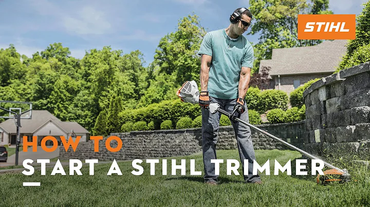 How to Start a STIHL Trimmer | STIHL Tutorial