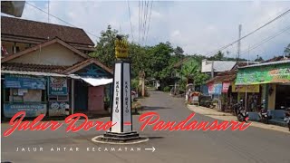 Doro - Talun - Karangdadap - Wonotunggal - Warungasem route on the border of Pekalongan and Batang