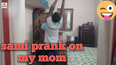😀Sami prank on my mom 🤣😂|mom angry😡|sema fight😂|