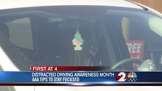AAA shares tips to focus on the road during national distracted driving awareness month