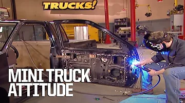 Slammed Mini Truck Gets Suicide Doors And Radical Sheet Metal Work - Trucks! S9, E9