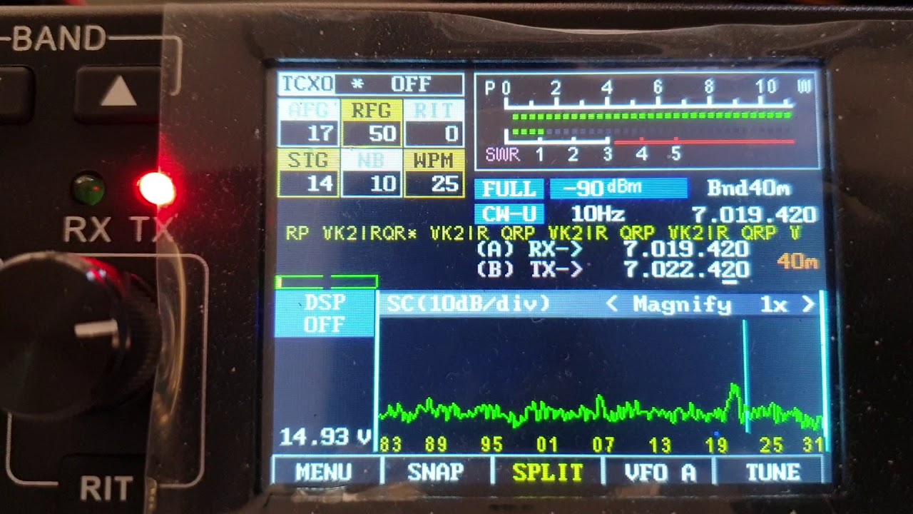 Vk2ir calling A35EU qrp mchf SDR QRP Transceiver rs-978 group