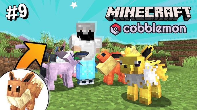 Minecraft: QUAL É A MELHOR EVOLUÇÃO DO EEVEE? - POKÉMON