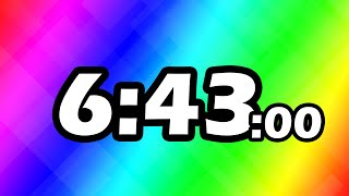 6 Minutes and 43 Second TIMER Countdown