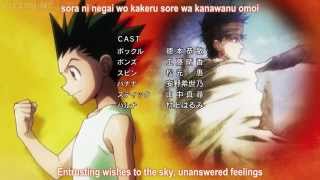 Hunter x Hunter Ending 5 & 6 (Hyori Ittai by Yuzu - Creditless HD)