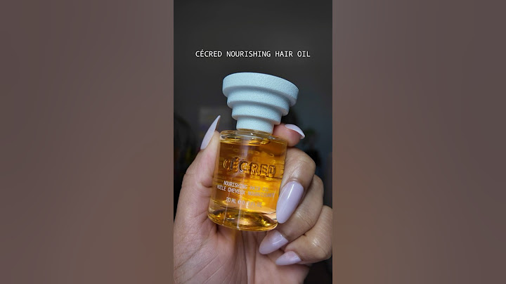 CÉCRED Nourishing Hair Oil #cecred #curlyhair #curlyhairroutine