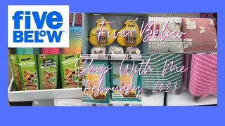 Five Below Shop With Me! February 2023! Easter Basket Ideas For Great Prices!