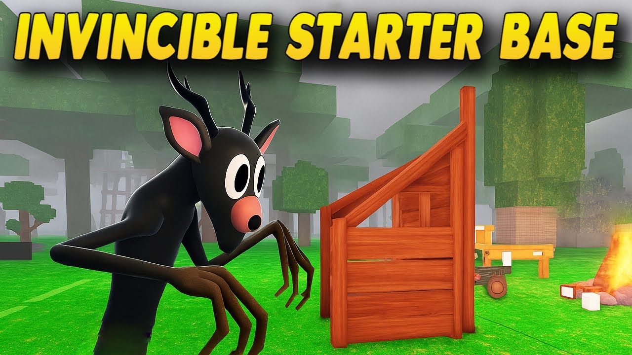 99 Nights in The Forest Roblox Лучшая стартовая база — Простое руководство