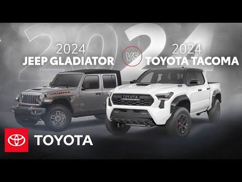 2024 Toyota Tacoma vs 2024 Jeep Gladiator | Toyota