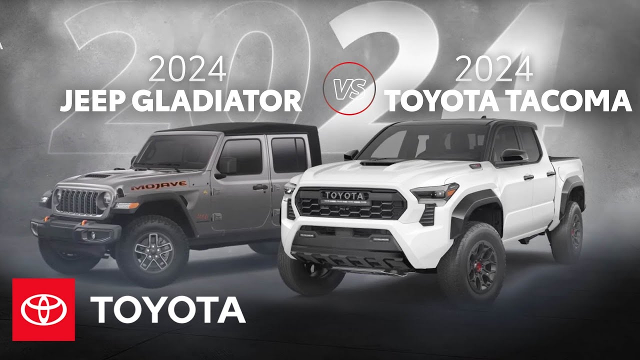 2024 Toyota Tacoma vs 2024 Jeep Gladiator | Toyota - YouTube