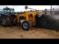 Pig manure compost  menart windrow turner