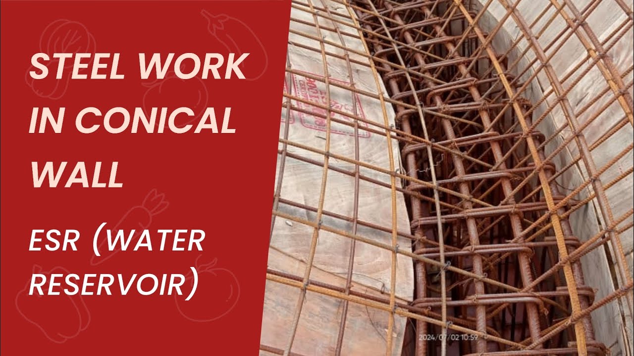 Bottom dome, Conical Wall steel work #civil #construction # ...