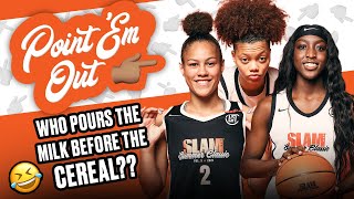 Flau'jae, Paris, Taylor and Top HS Players ROAST Each Other 😂 | WSLAM POINT 'EM OUT