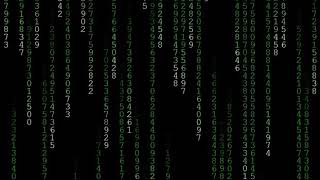 Digital rain like in Matrix movie