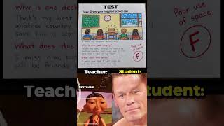 The Teacher Gave Him an F for This? 😭💔