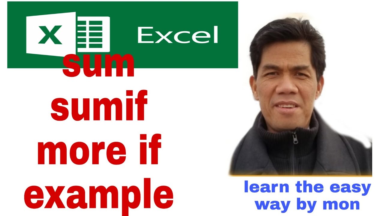 Sum Sumif And More If Example YouTube