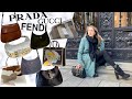 LUXURY SHOPPING VLOG ft. Fendigraphy, Fendi First, Prada Cleo, Gucci Jackie | Lesley Adina