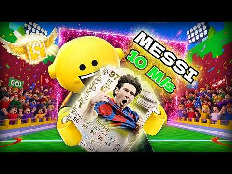 🔥 ¡ME TOCÓ MESSI! 🍀⚽ | PATEA UN BLOQUE DE LA SUERTE PARA CARTAS DE FUTBOL EN ROBLOX