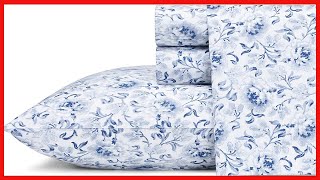 Laura Ashley Home - Queen Sheets, Soft Sateen Cotton Bedding Set - Sleek, Smooth screenshot 3