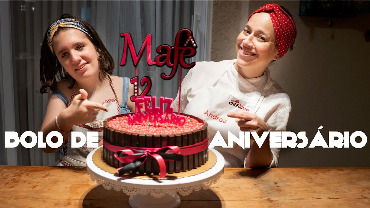Bolo de Aniversário!!! #CozinhandocomMafê