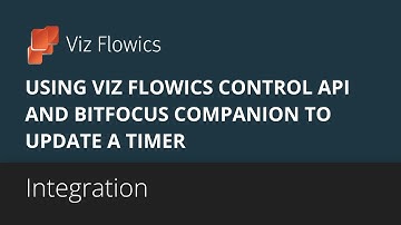 Viz Flowics - Using control API and Bitfocus Companion to update a timer