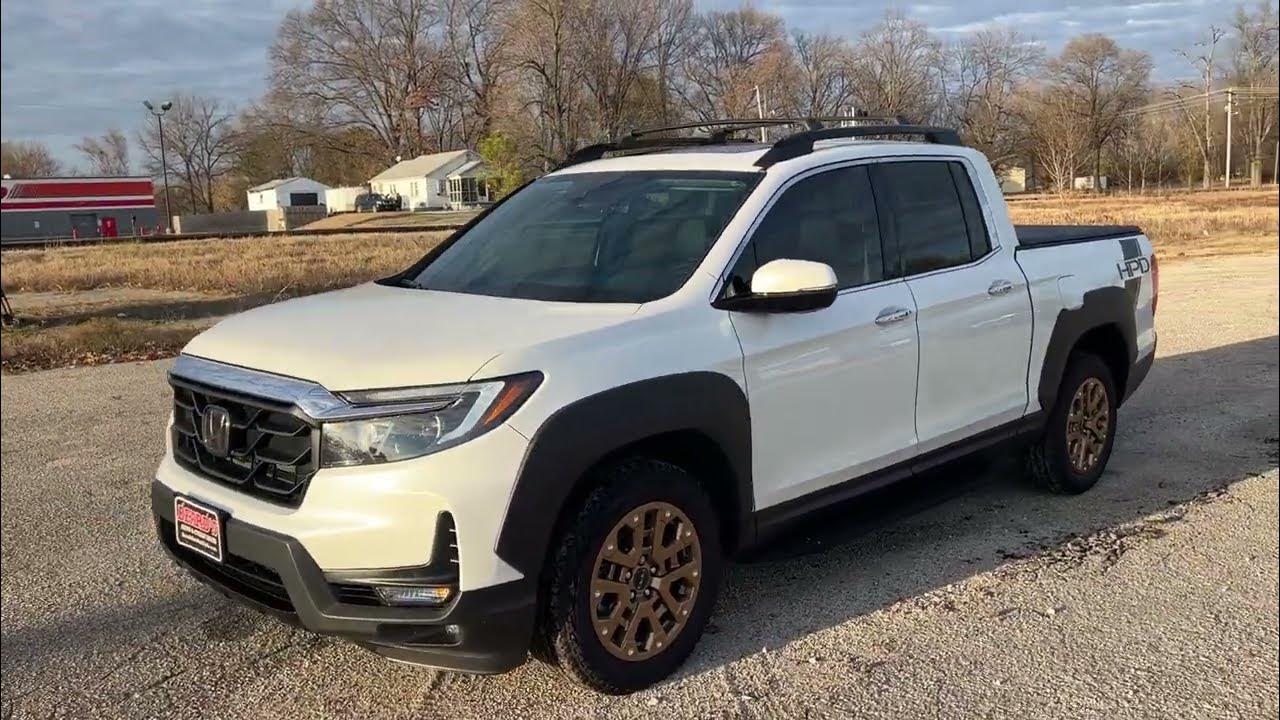 2022 Honda Ridgeline HPD White Black Leather Sunroof AWD 4X4 For Sale
