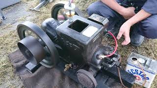 箱マグ2馬力トキワ石油発動機 三重発動機運転会2019 - YouTube