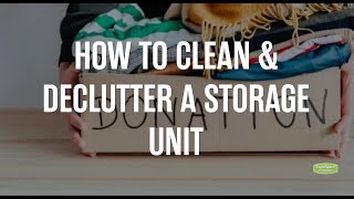 Celebrity How To Clean & Declutter a Storage Unit Profile