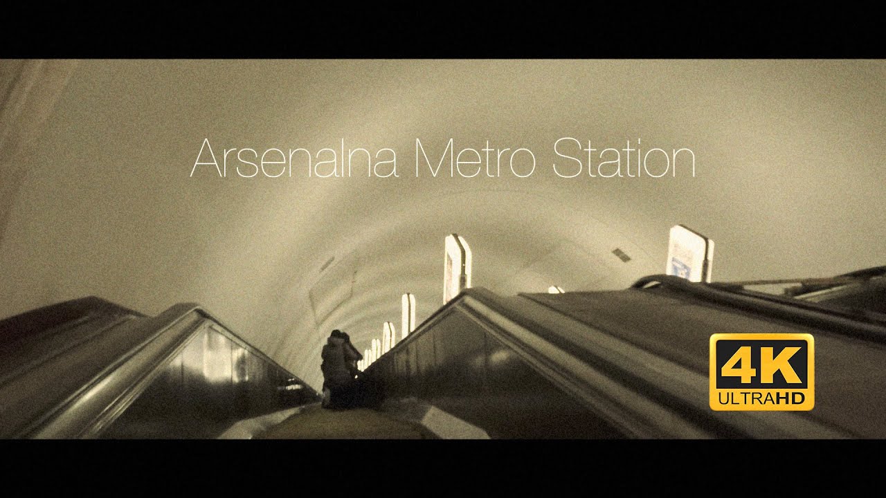 Deepest Metro Station in the World - Arsenalna Station / Kiev, Ukraine 4K UHD
