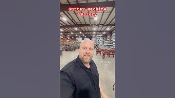 What’s Inside a Gutter Machine Factory? 🏭 Full Tour, Secrets, #Shorts #GutterMachine #FactoryTour