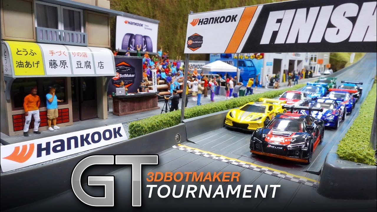 GT Diecast Car Tournament (Race 1 of 3) Scale Model Racing - YouTube