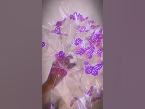 БУКЕТ ИЗ БАБОЧЕК - YouTube