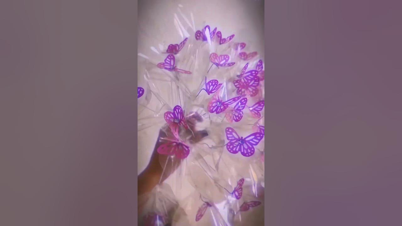 БУКЕТ ИЗ БАБОЧЕК - YouTube