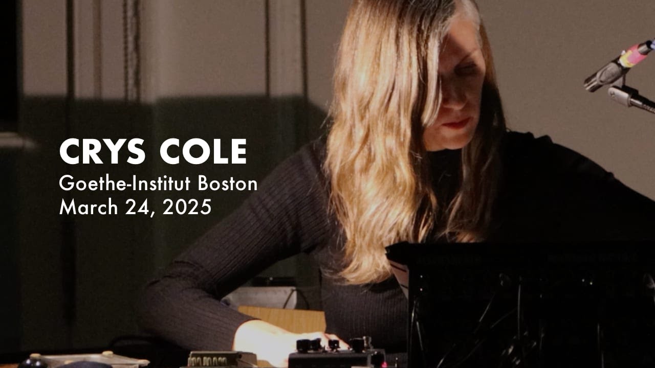 Ver Crys Cole at the Goethe-Institut Boston no YouTube Ver Crys Cole at the Goethe-Institut Boston no YouTube
