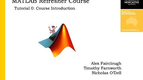 Matlab Refresher Course - Introduction
