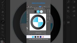 Designing the BMW logo in Adobe Illustrator
