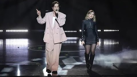Damiano David🌟Marine "Born With A Broken Heart" duet @StarAcademy 25/01/25
