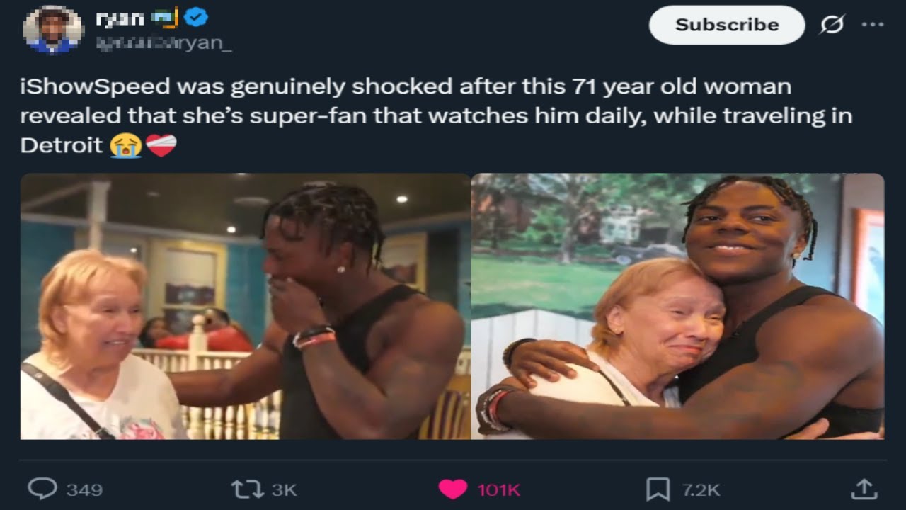 iShowSpeed's Most Wholesome Interaction - YouTube